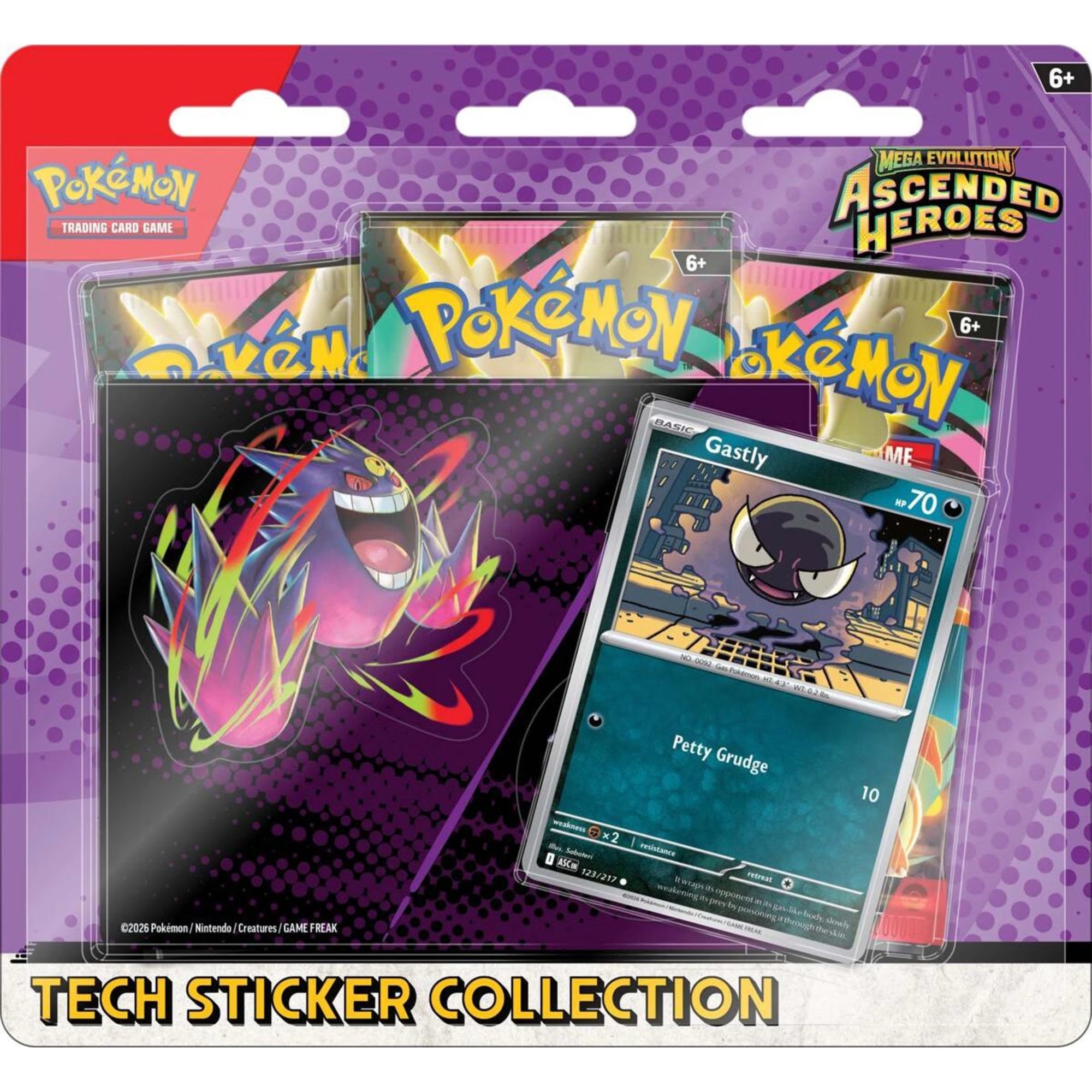 Mega Evolution Ascended Heroes Tech Sticker Collection - Assorted