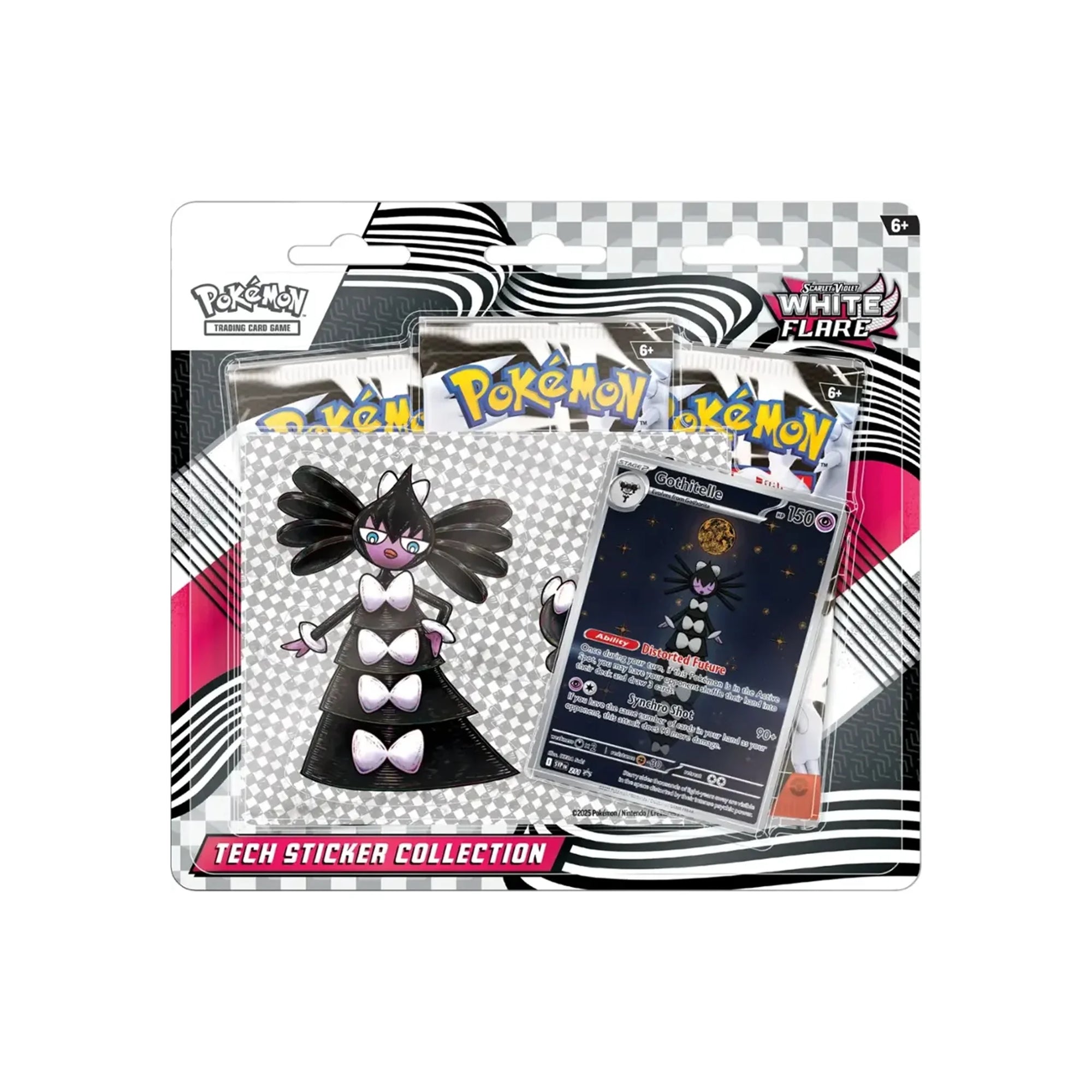 Scarlet and Violet - White Flair Tech Sticker Blister