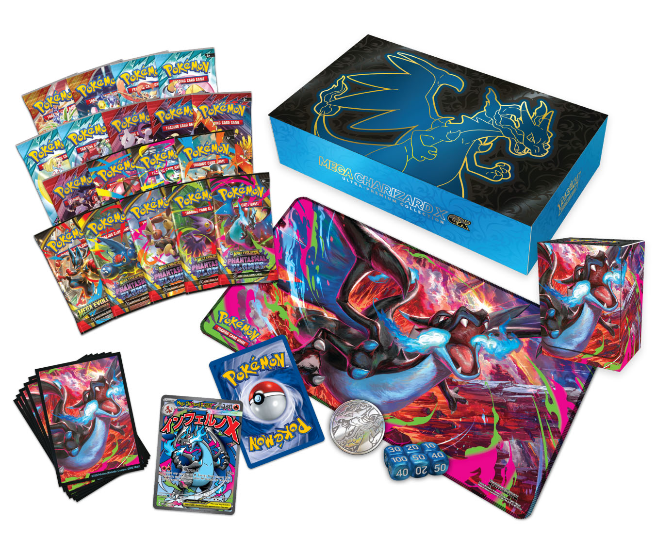 Mega Evolution - Mega Charizard X EX Ultra Premium Collection